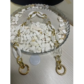 AKRİLİK ÇANTA ASKISI 44 CM YAYLI HALKALI